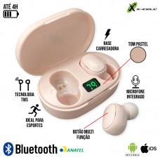 Fone Bluetooth XC-BTH-27 X-Cell - Rosa